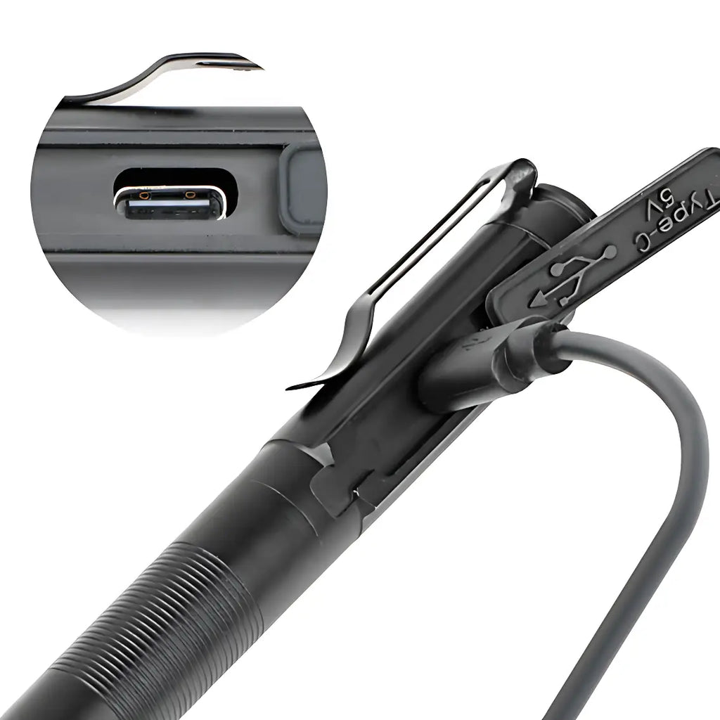 Lampe torche stylo rechargeable