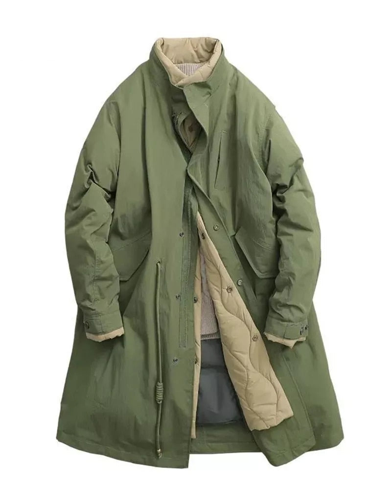 Looks com parka militar