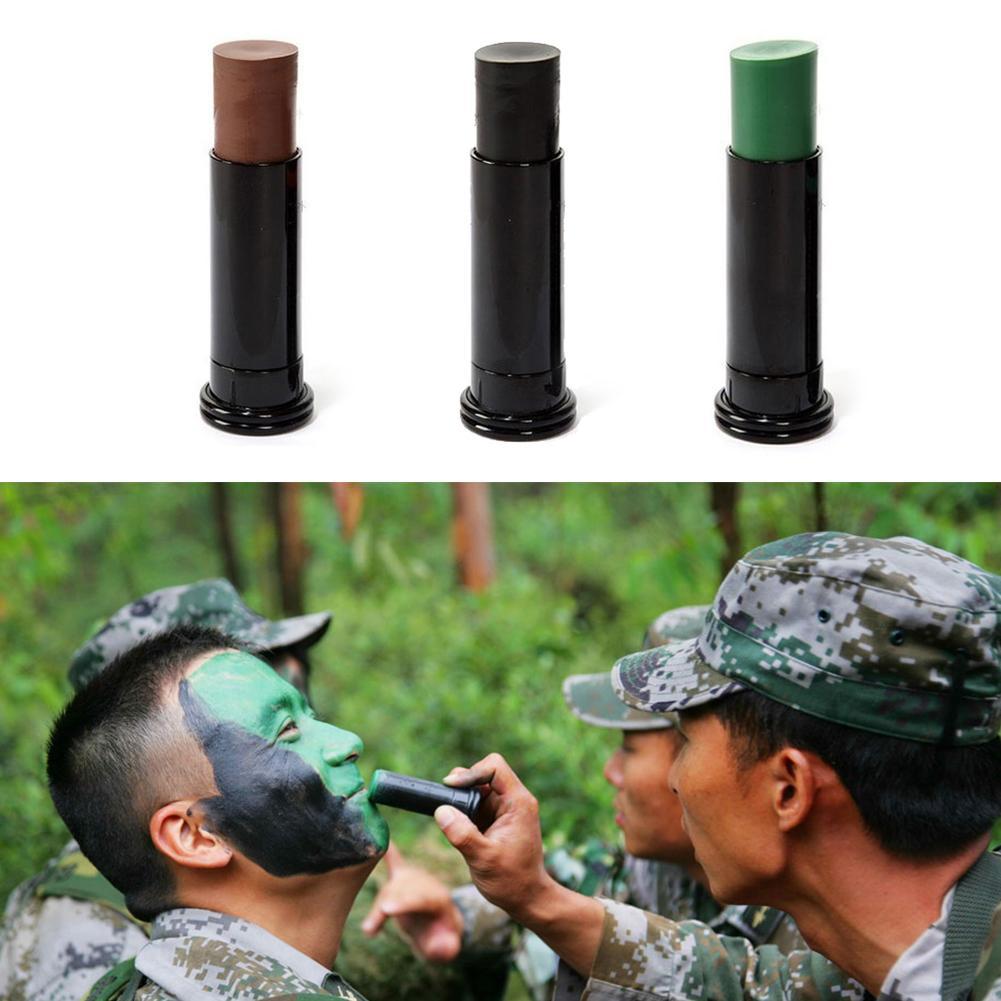 Maquillaje militar rostro