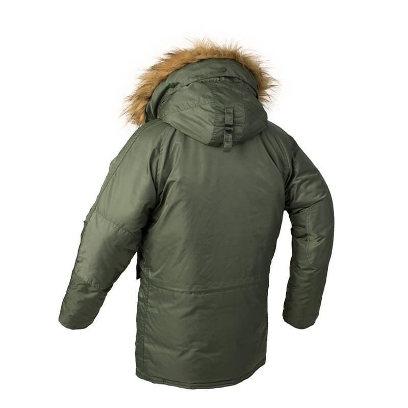 Masculino parka militar