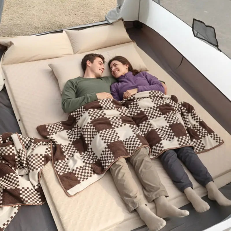 Matelas autogonflant simple 5 cm beige