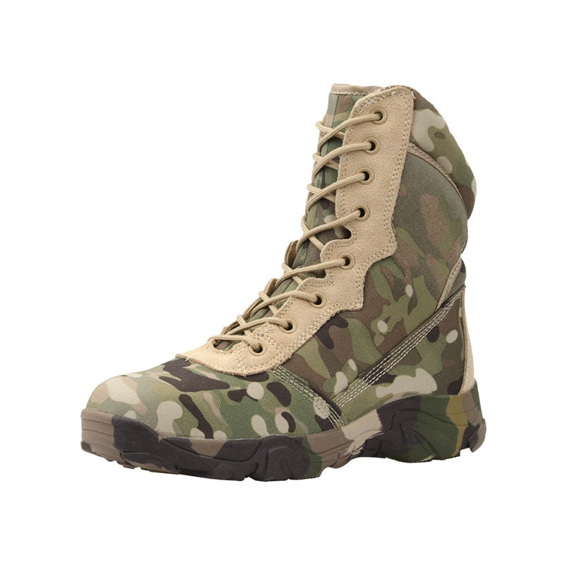 Militar botas hombre