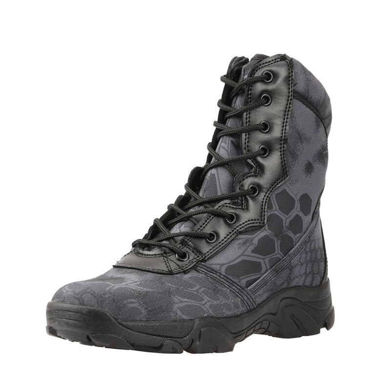 Militar botas hombre