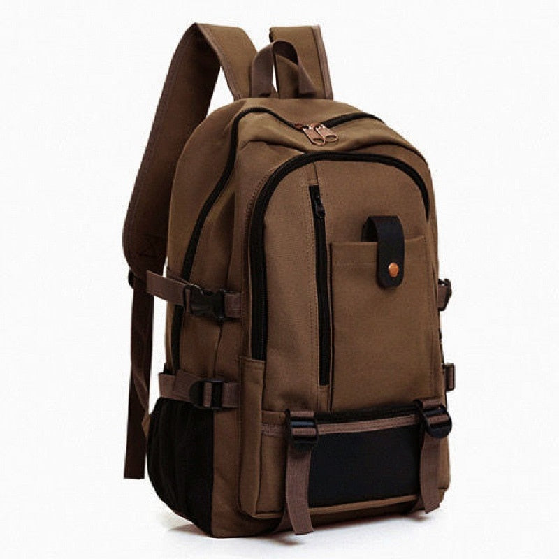 Mochilas marrones militares