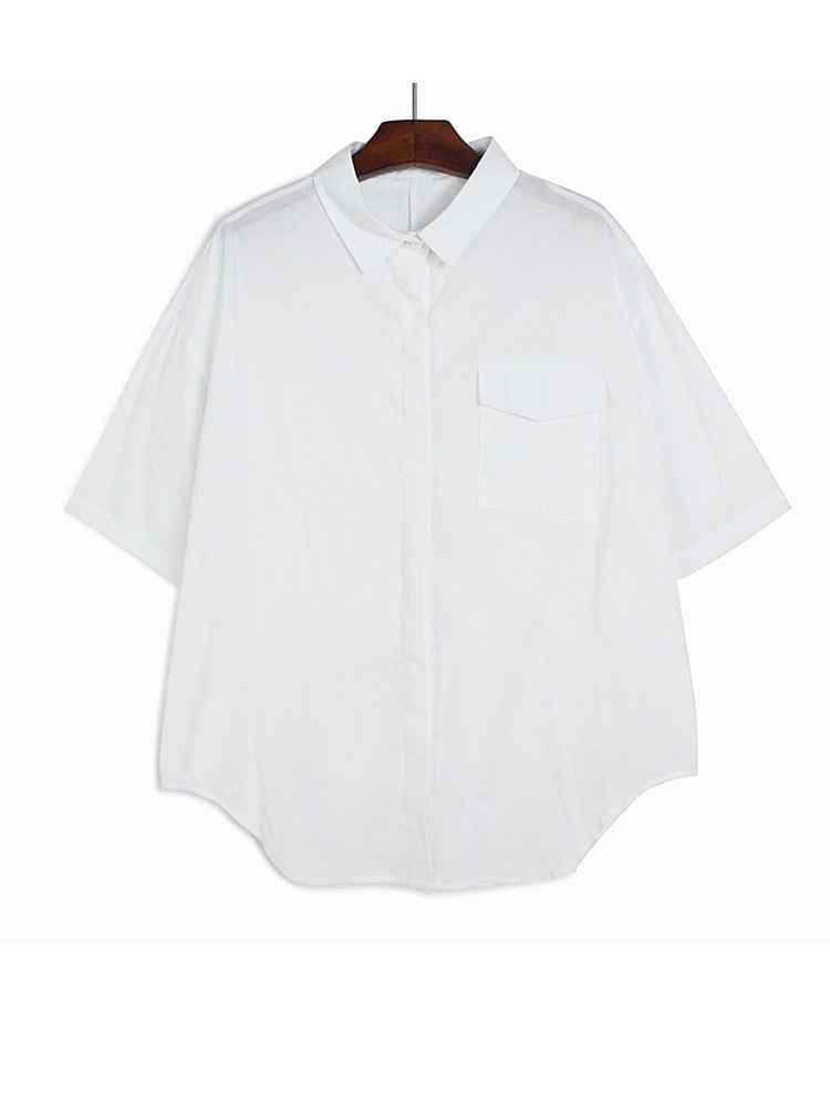 Mujer camisa militar