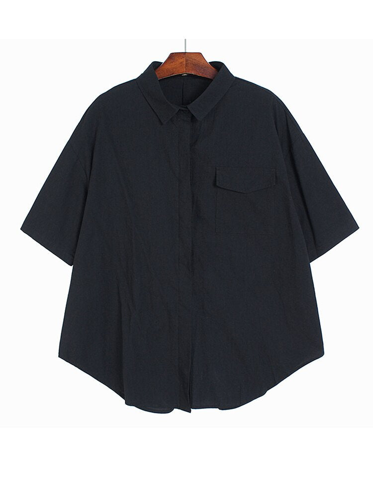 Mujer camisa militar