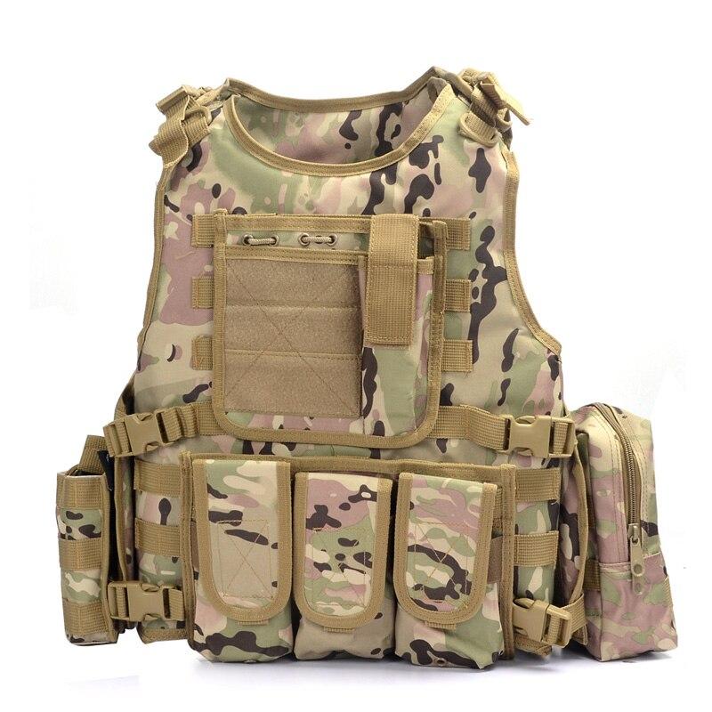 Multi pocket chaleco tactico airsoft