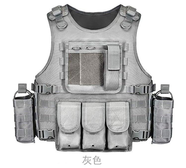 Multi pocket chaleco tactico airsoft
