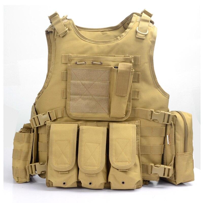 Multi pocket chaleco tactico airsoft