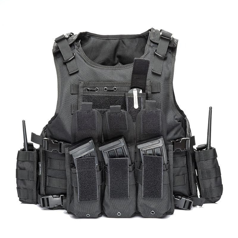 Multi pocket chaleco tactico airsoft