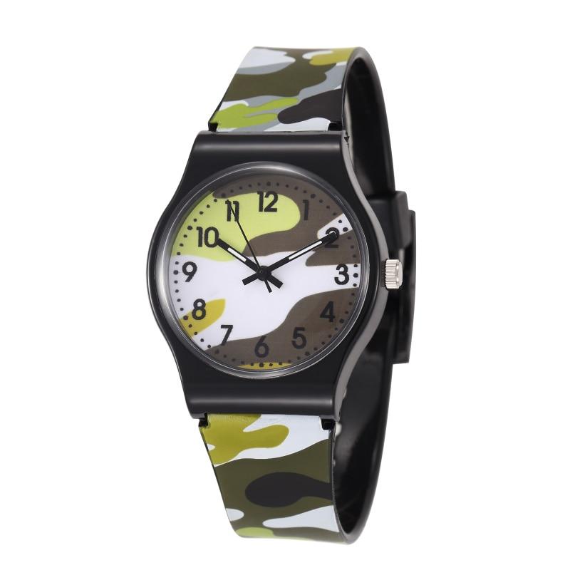 Niños Reloj militar mimetizado