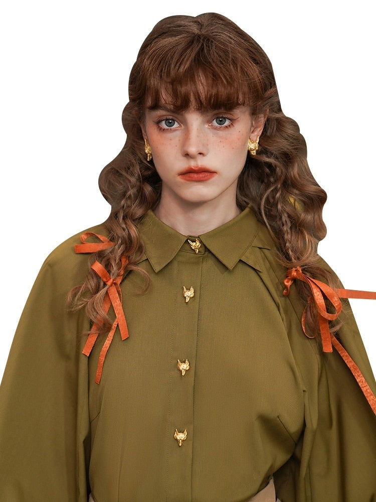 Outfit Camisa militar mujer