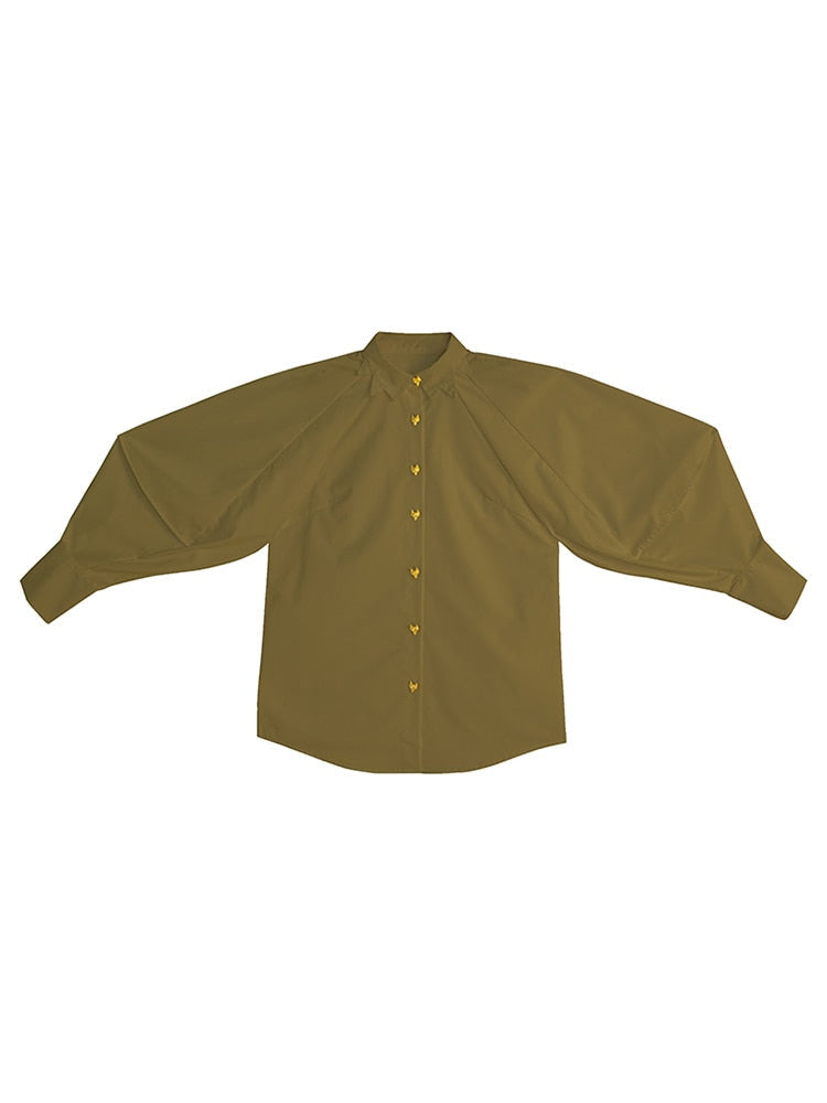 Outfit Camisa militar mujer