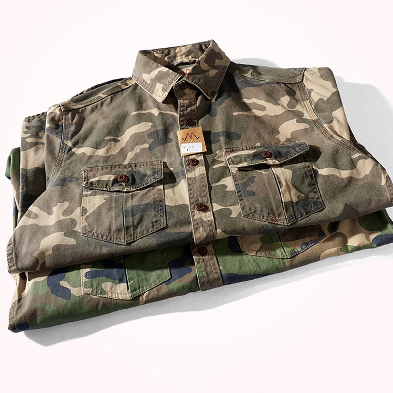 Outfit camisa verde militar hombre