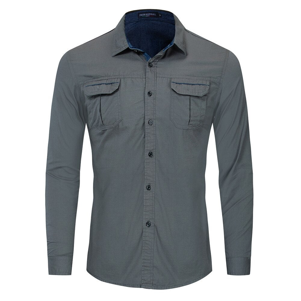 Outfit camisa verde militar hombre urbanstyle