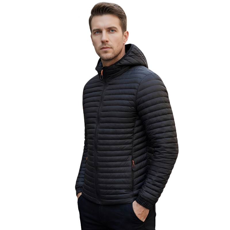 Chaqueta abrigada plumas hombre