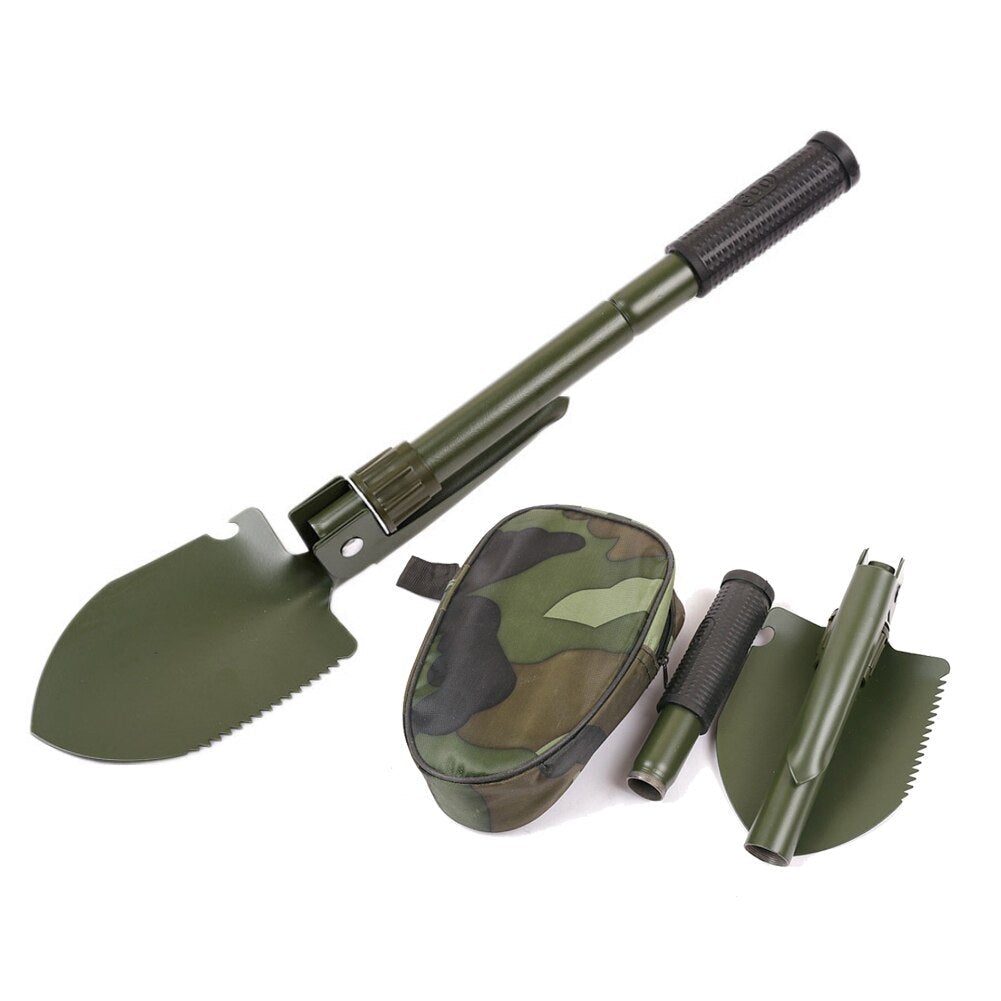 Pala plegable multifuncional militar