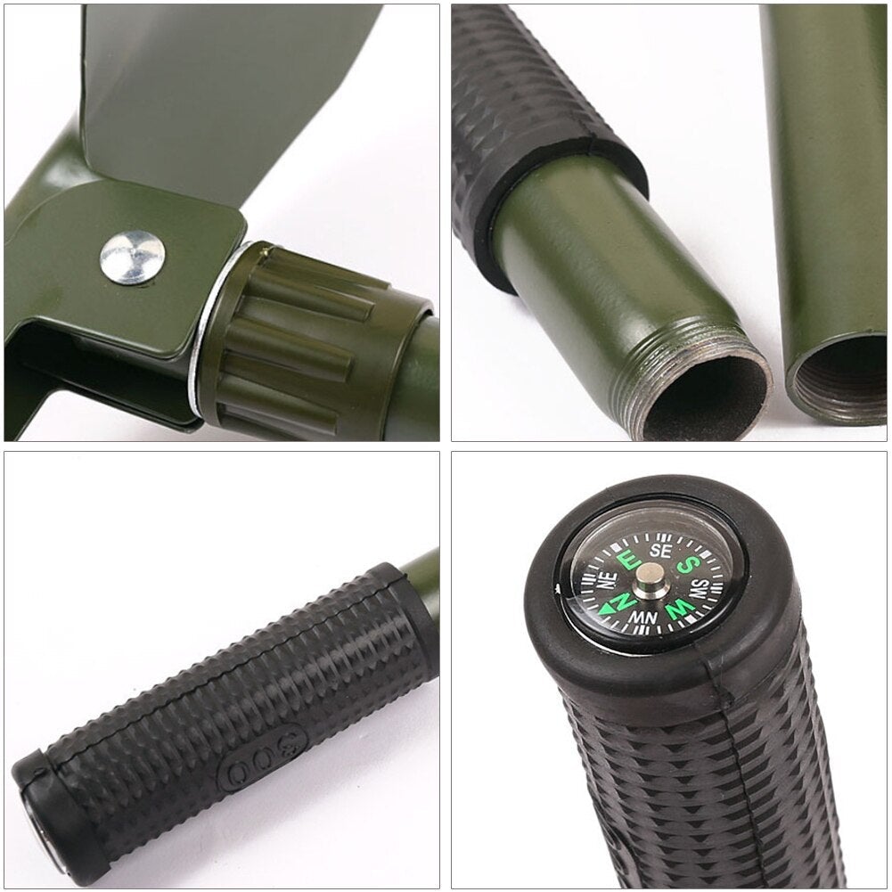 Pala plegable multifuncional militar