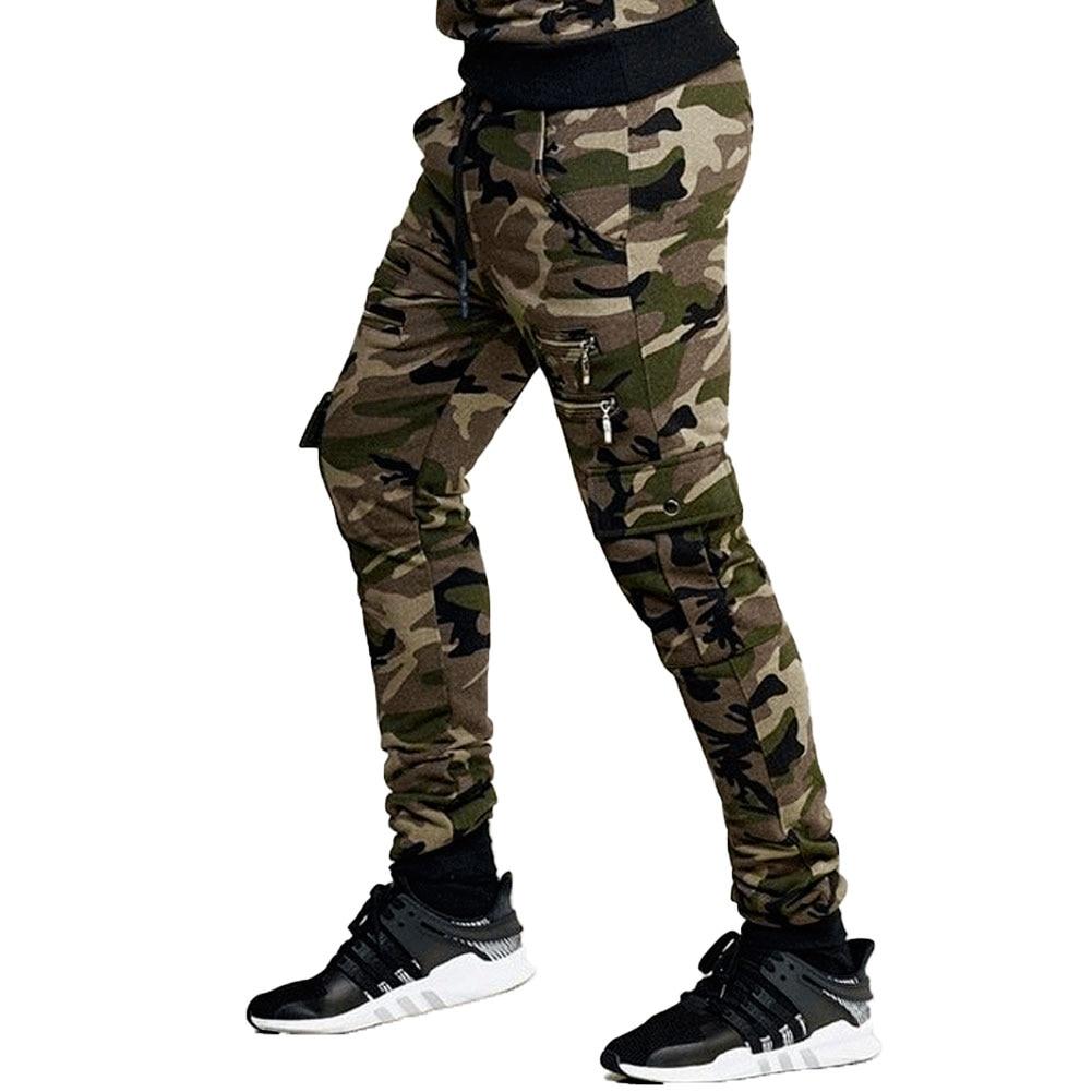 Pantalon camuflaje azul hombre