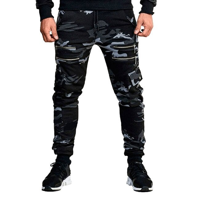 Pantalon camuflaje azul hombre