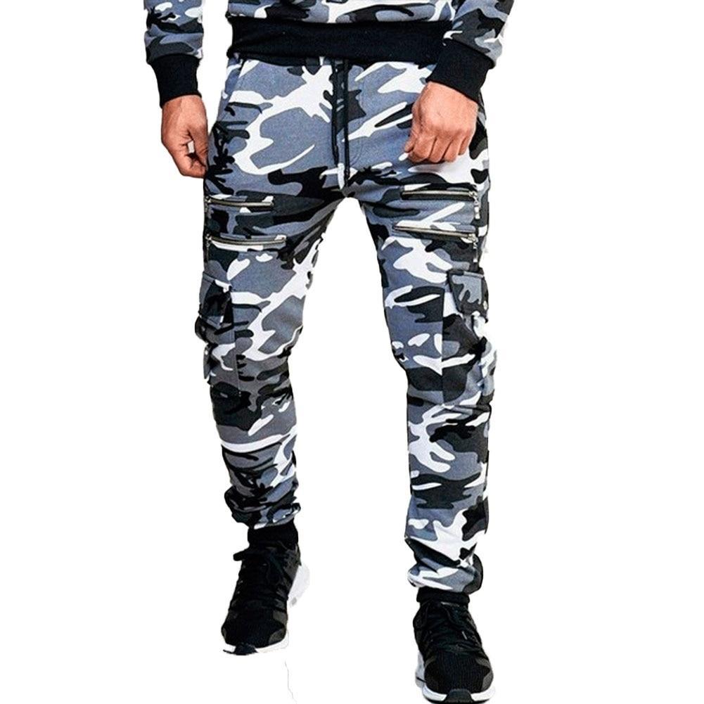 Pantalon camuflaje azul hombre