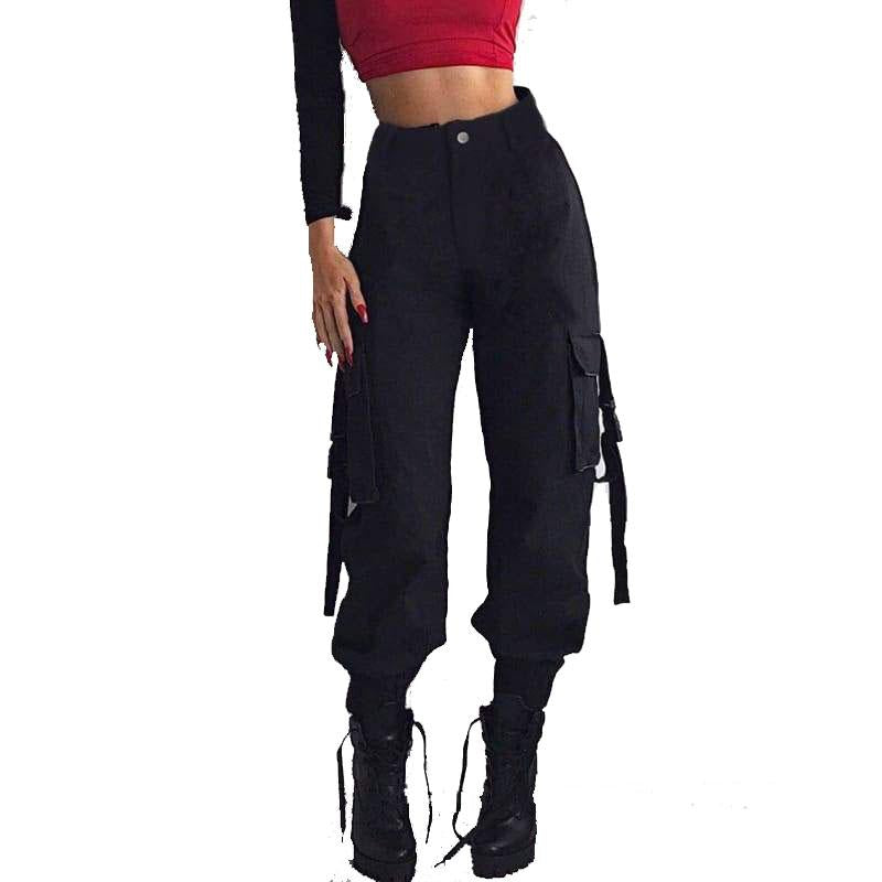 Pantalon camuflaje cargo mujer