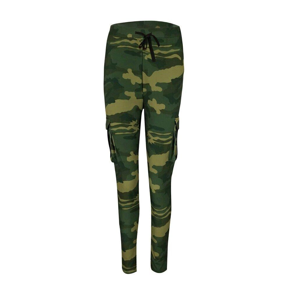 Pantalon camuflaje mujer verde