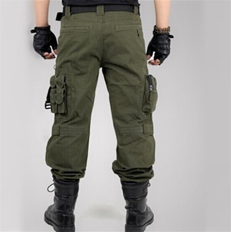 Pantalon camuflaje verde oscuro hombre