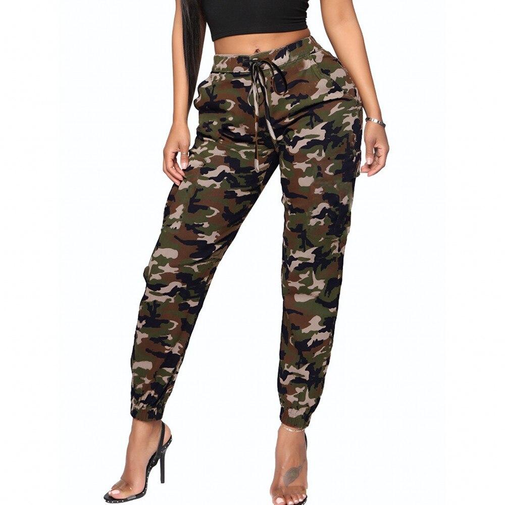 Pantalon cargo camuflaje mujer