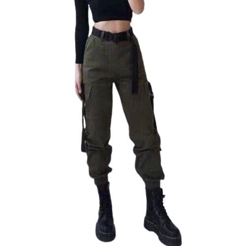 Pantalon cargo camuflaje mujer skinny