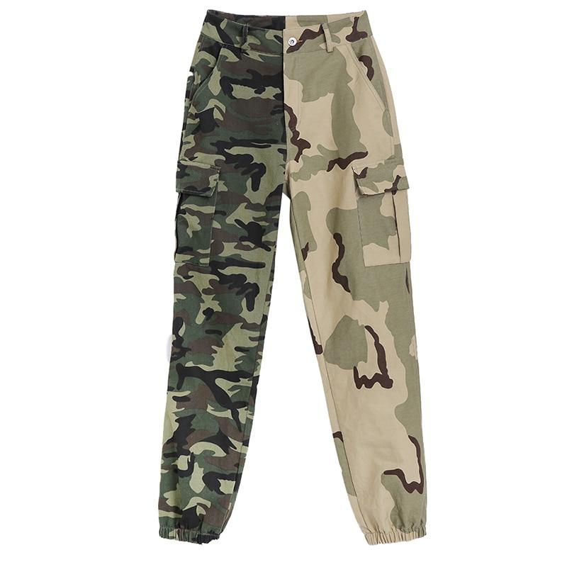 Pantalon cargo mujer camuflaje