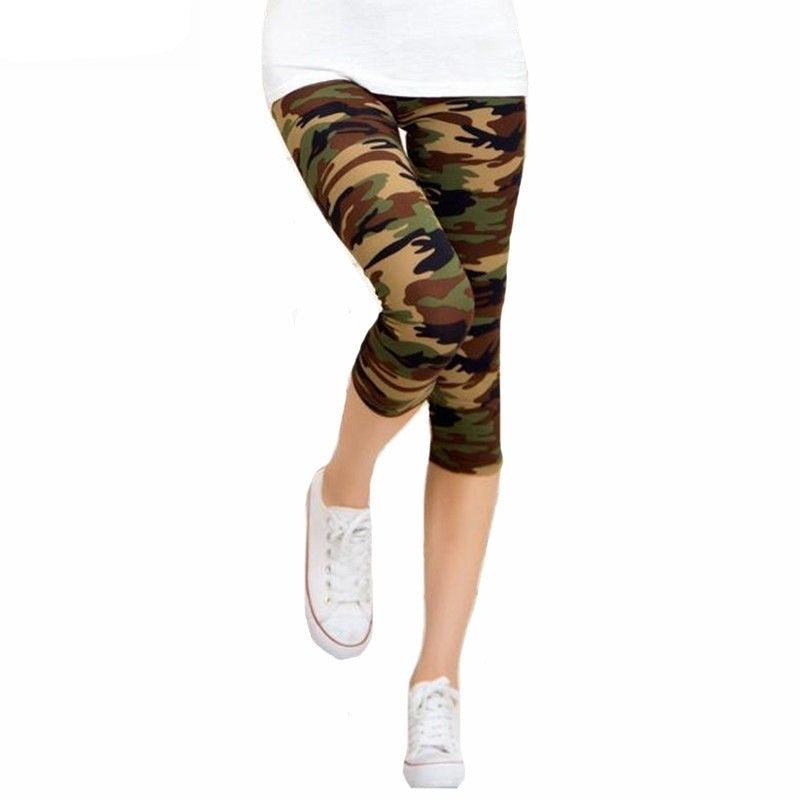 Pantalon corto camuflaje mujer