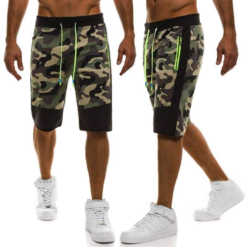 Pantalon corto entreno militar