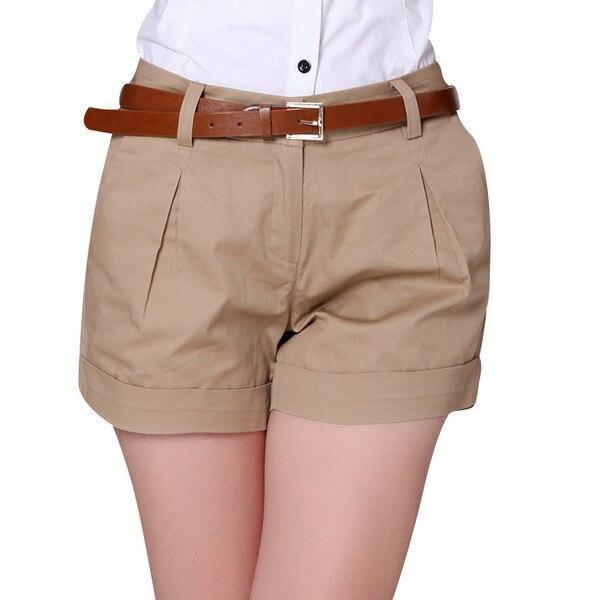 Pantalon corto militar de mujer