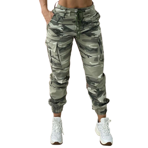Pantalon de trabajo multibolsillo mujer
