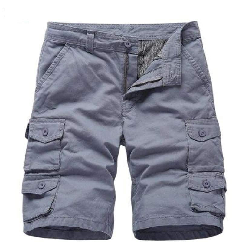 Pantalon deporte corto verde militar hombre