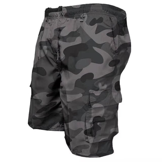Pantalon estilo militar corto