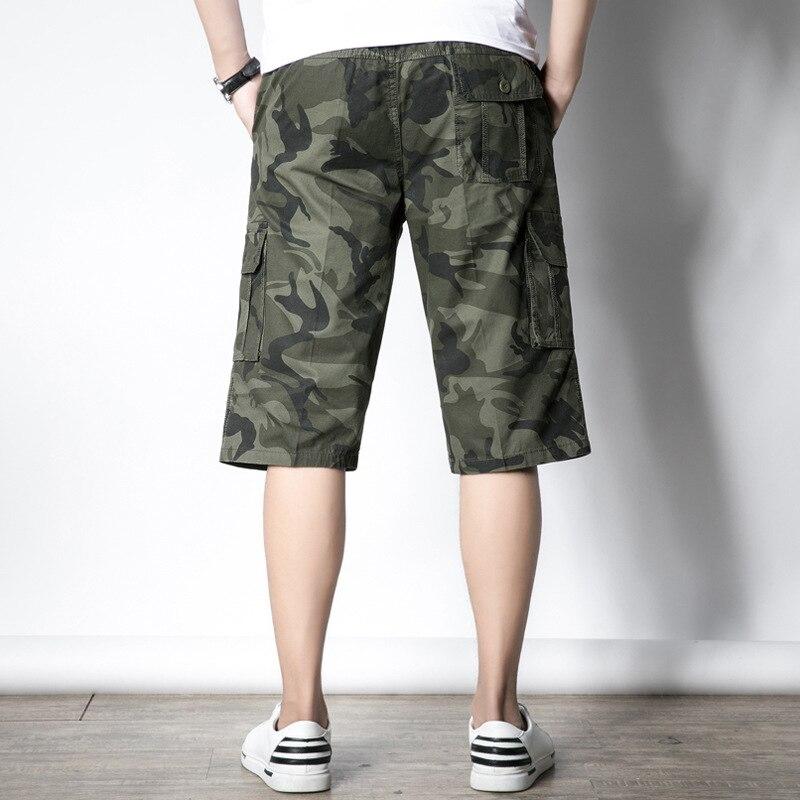 Pantalon gris militar corto