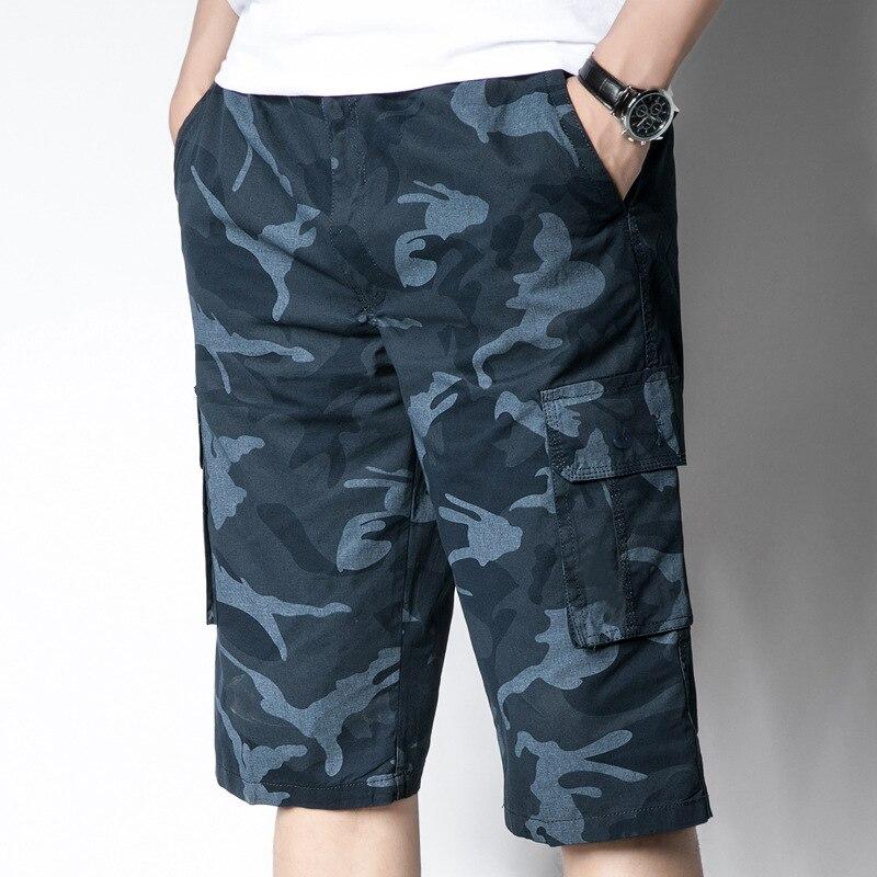 Pantalon gris militar corto