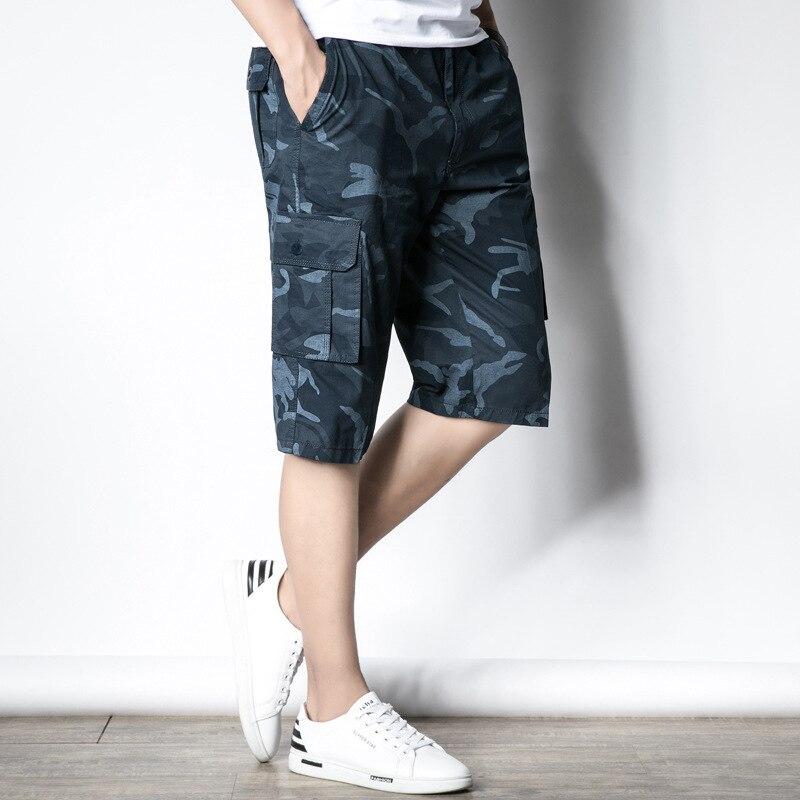 Pantalon gris militar corto