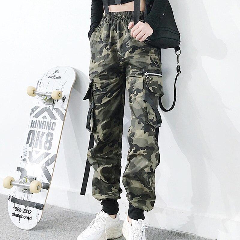 Pantalon mujer camuflaje tallas grandes