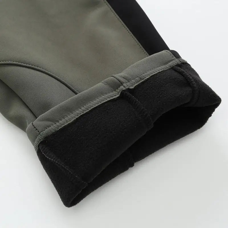 Pantalon randonnée doublé polaire homme