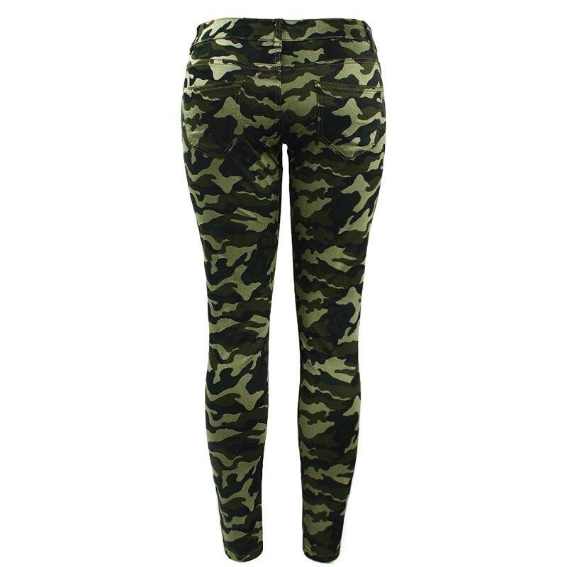 Pantalon skinny camuflaje mujer