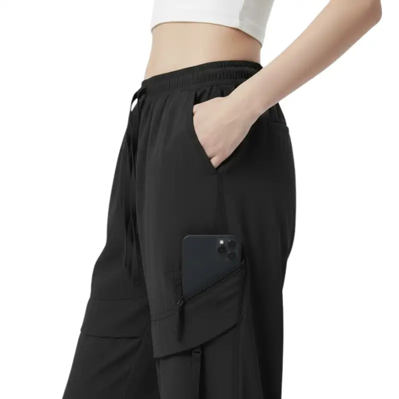 Pantalon trekking femme large