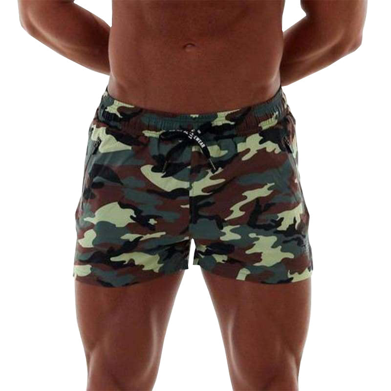 Pantalon verde militar corto