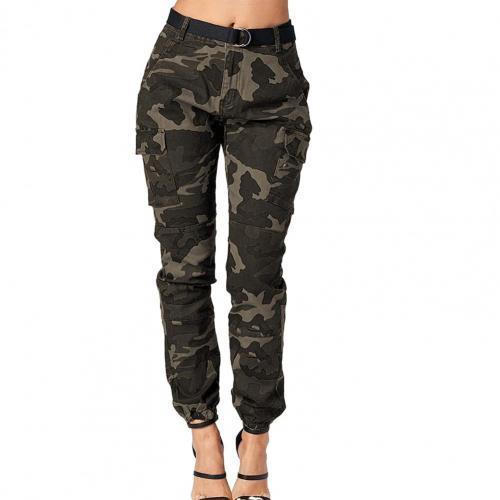 Pantalones cargo camuflaje mujer