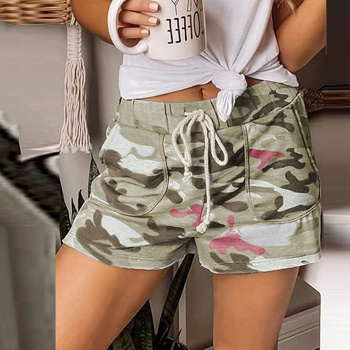 Pantalones corte militar para mujeres