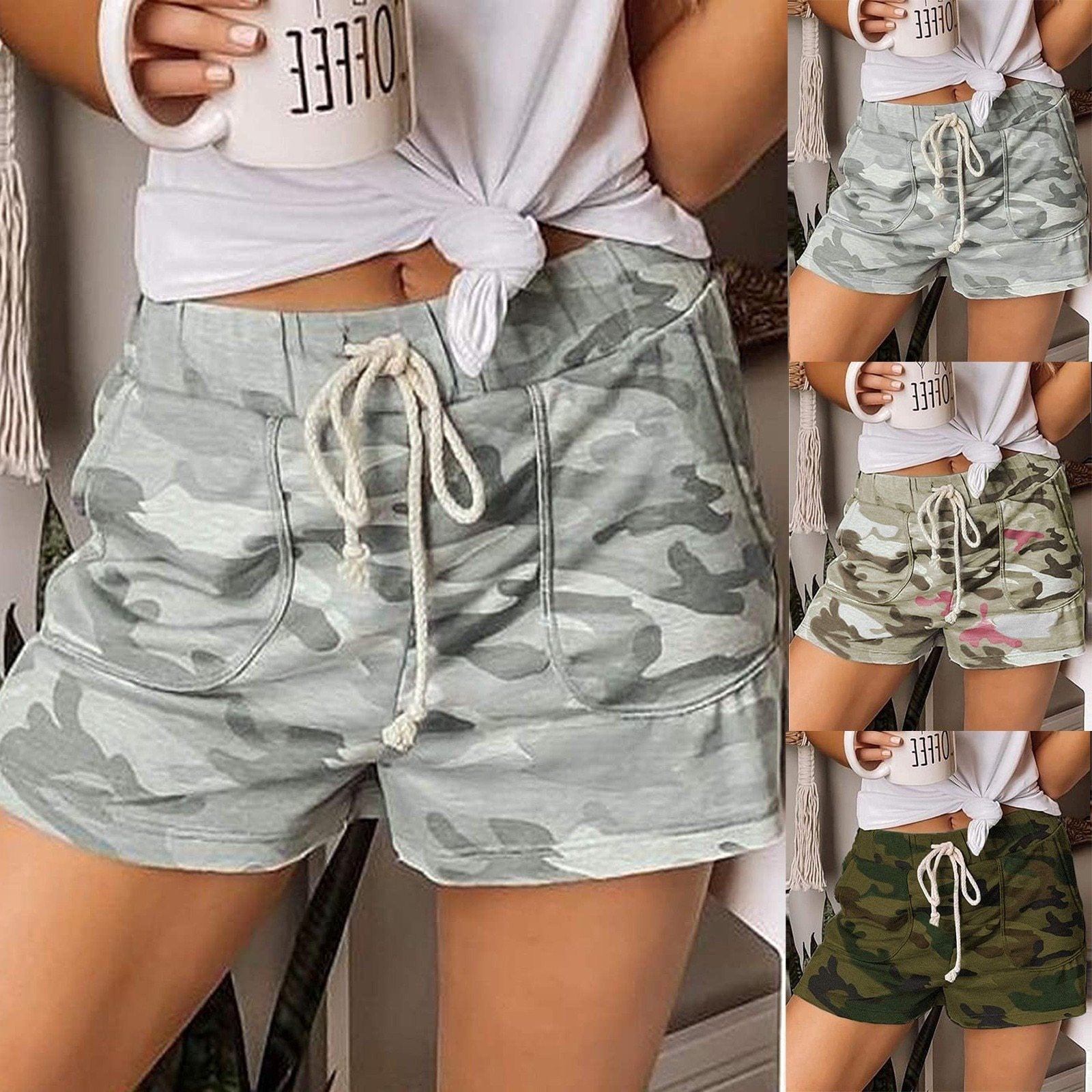 Pantalones corte militar para mujeres