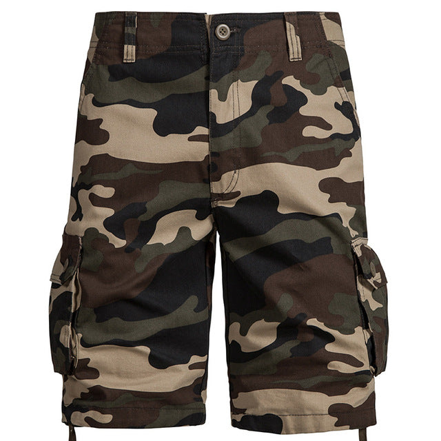 Pantalones cortos estilo militar