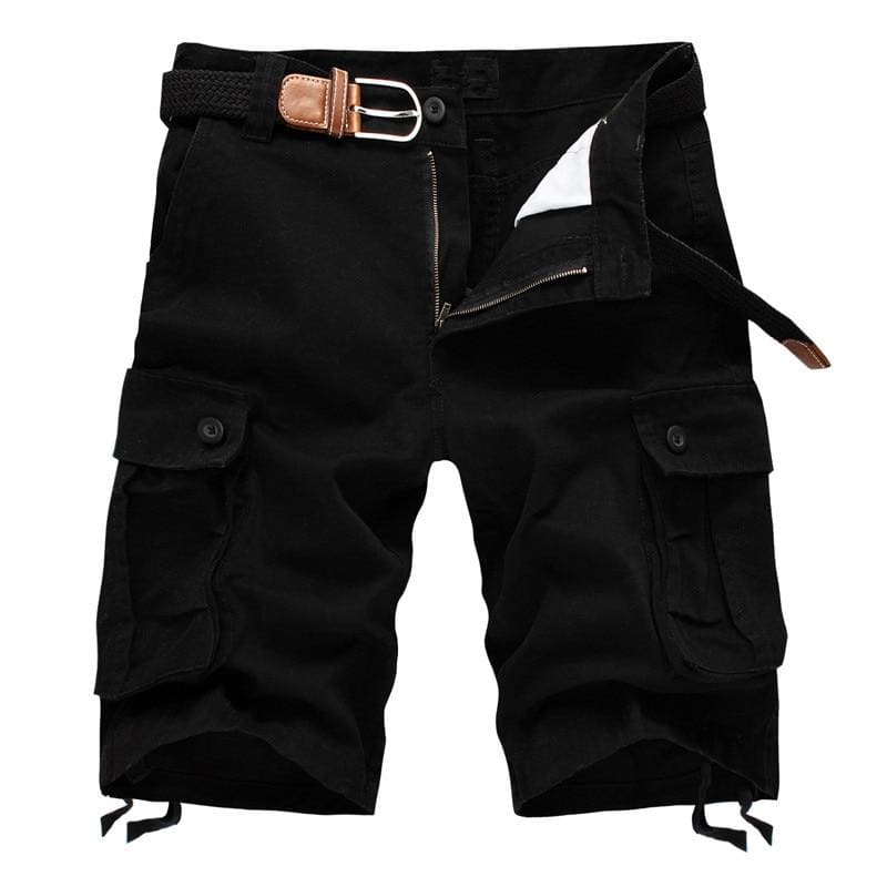 Pantalones cortos hombre estilo militar